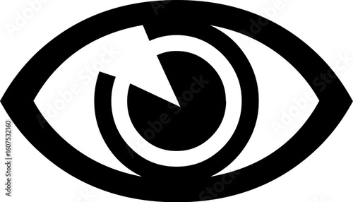 Black and white abstract icon illustration in simple design. simple diseño en negro. Illustrations creative.