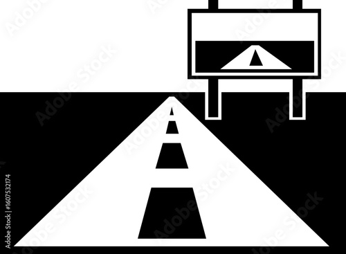 Black and white abstract icon illustration in simple design. simple diseño en negro. Illustrations creative.