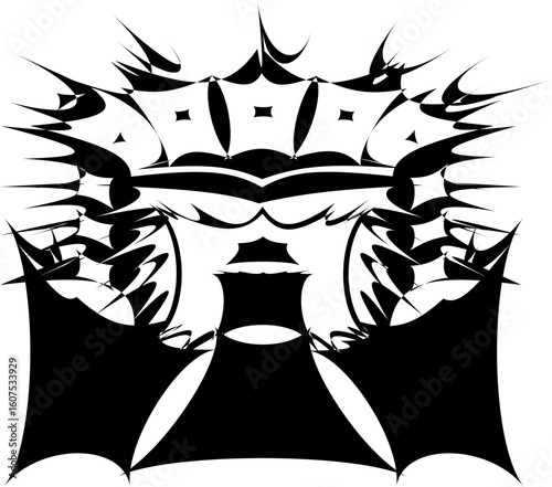 B/W Abstract forms and symbols. symbols. figuras abstractas. diseño y formas abstractas. blanco y negro.