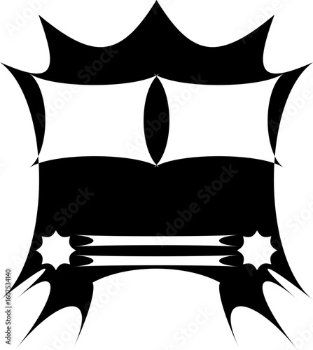 B/W Abstract forms and symbols. symbols. figuras abstractas. diseño y formas abstractas. blanco y negro.