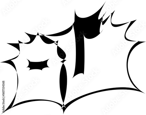 B/W Abstract forms and symbols. symbols. figuras abstractas. diseño y formas abstractas. blanco y negro.