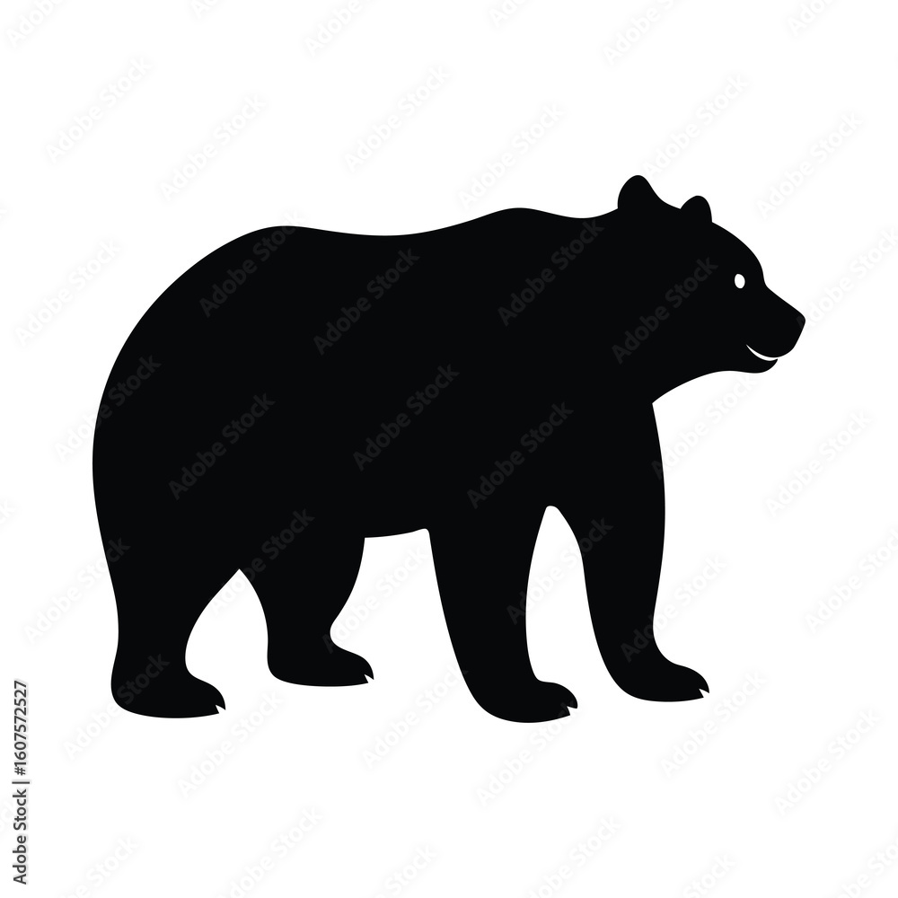 Fototapeta premium vector illustration of a bear