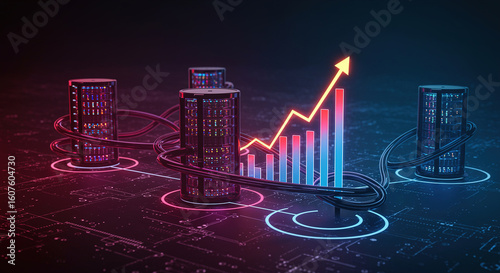 Data Center Servers Network Growth, Upward Trend, Technology Pro