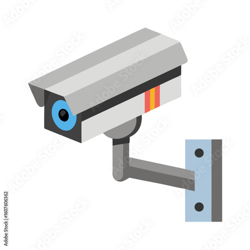 security camera on a white background