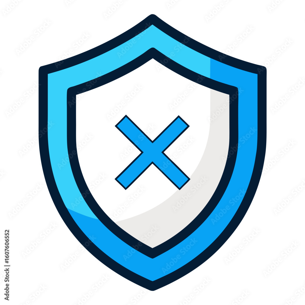 Obraz premium shield with cross