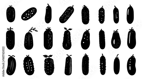 Pickle SVG Icon Set Simple Vector Collection