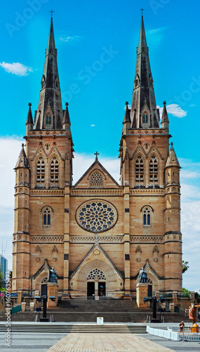 Photography The St Mary's Cathedral is the Roman Catholic cathedral located on College Street , was designed by William Wardell and built from 1866 to 1928