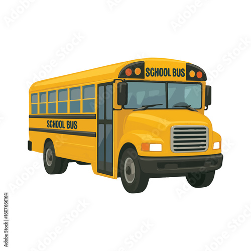 School Bus Illustration