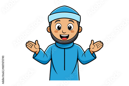 Scholarly figure in academic robes diligently writing with a quill pen at a wooden lectern