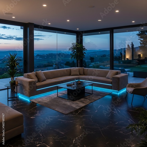Modern luxury living room