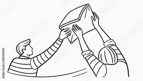 Teamwork Box Lift: Collaboration and Cooperation