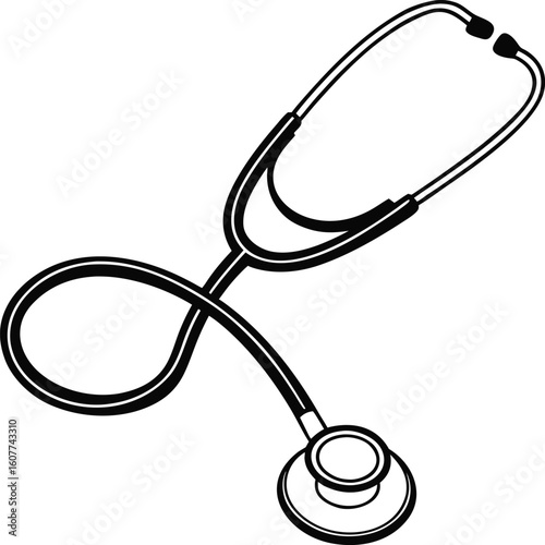 Stethoscope on White Background