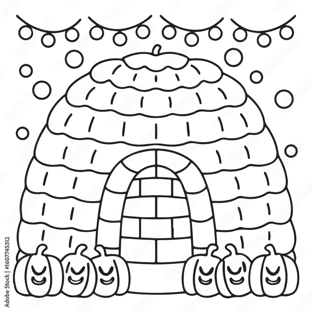 Fototapeta premium Halloween Coloring Pages for Kids – Cute, Easy & Fun Spooky Designs for Children’s Halloween Activities