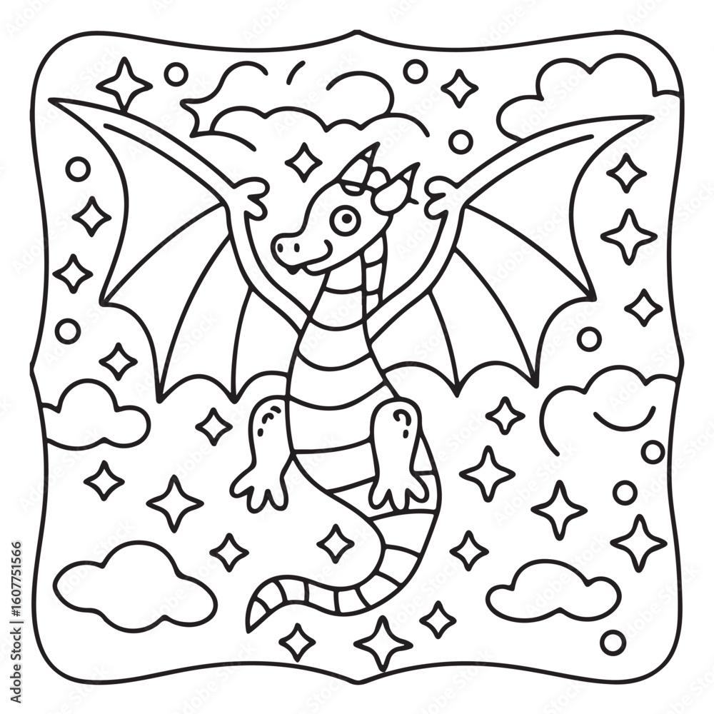 Fototapeta premium Halloween Bold and Easy Coloring Pages for Kids: Fun and Spooky Halloween Illustrations with Pumpkins, Ghosts, Bats, Witches, and More for Toddlers and Children