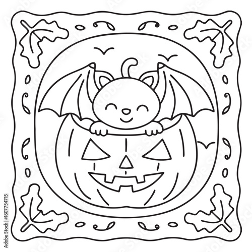 Halloween Bold and Easy Coloring Pages for Kids: Fun and Spooky Halloween Illustrations with Pumpkins, Ghosts, Bats, Witches, and More for Toddlers and Children