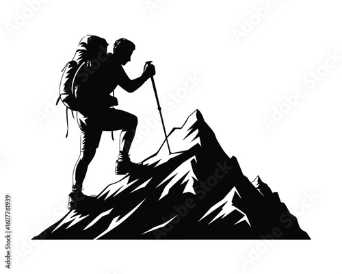 Hiking and Climbing Iconic Silhouettes Pack