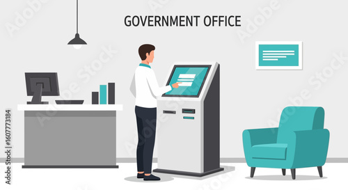 Governmental Services Automated Kiosk For Citizen Interaction And Information