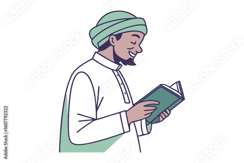 Enthusiastic muslim teacher leads engaging lesson for young students in a classroom setting