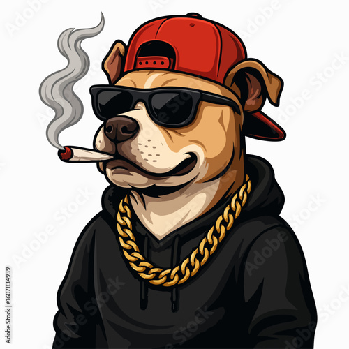 baking rapper dog