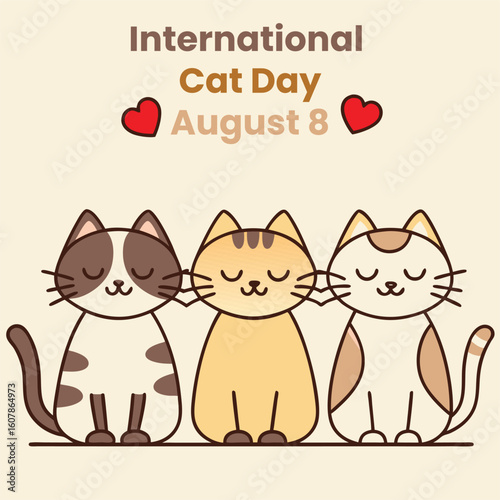 Adorable Group of Kittens Graphic for Cat Lovers and Animal Celebration Designs