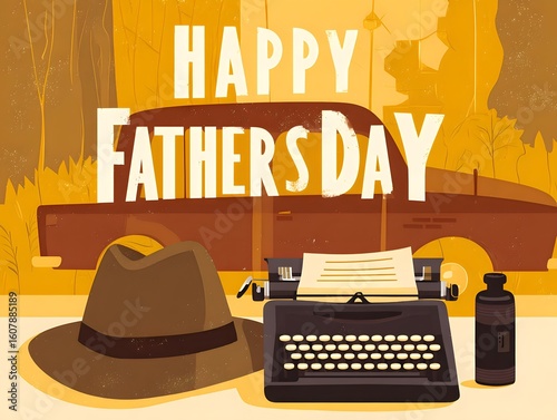 Vintage Father's Day Poster