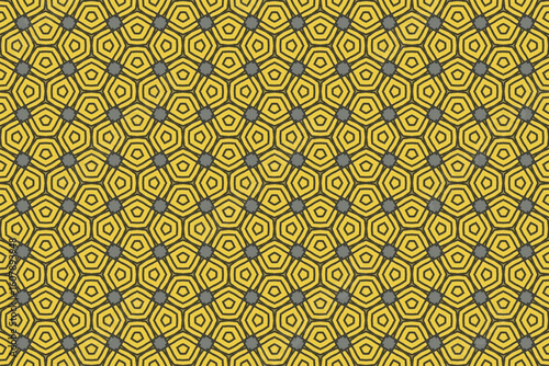 Seamless Fashion Digital Textile Art Cloth Template Tile Decoration Design Shape Luxury Interior Geometric Fabric Texture Wallpaper Endless Visual Background Perspective Graphic Symmetric Pattern.