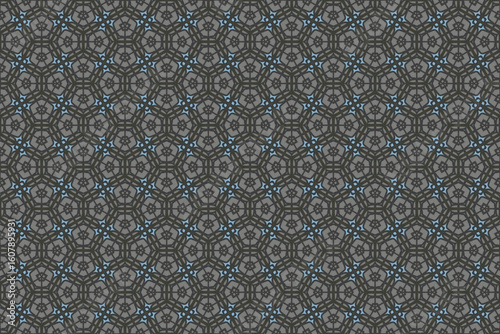 Seamless Fashion Digital Textile Art Cloth Template Tile Decoration Design Shape Luxury Interior Geometric Fabric Texture Wallpaper Endless Visual Background Perspective Graphic Symmetric Pattern.
