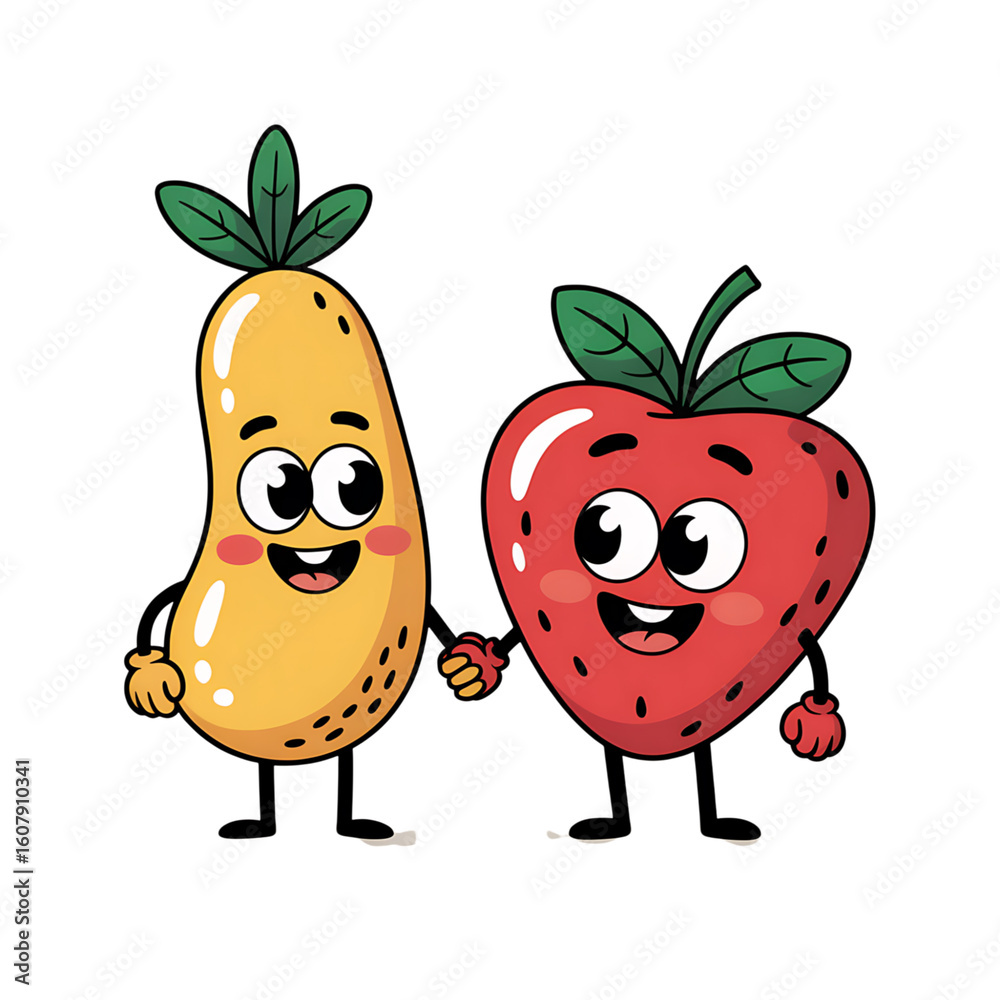 Fototapeta premium Quality full Joyful Fruit isolated on transparent background