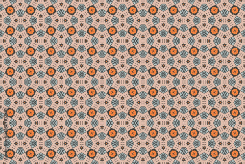Seamless Fashion Digital Textile Art Cloth Template Tile Decoration Design Shape Luxury Interior Geometric Fabric Texture Wallpaper Endless Visual Background Perspective Graphic Symmetric Pattern.