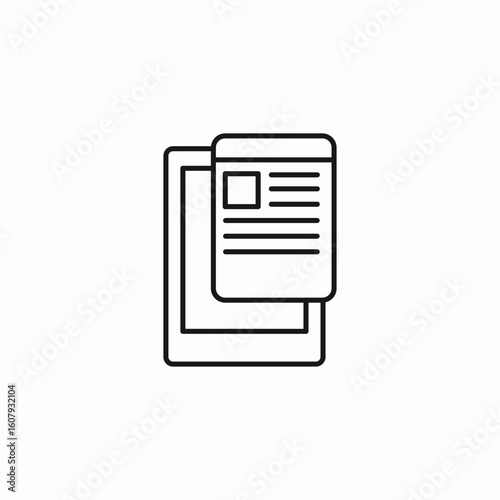 phone articles icon sign vector