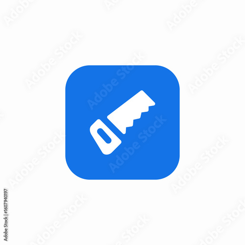saw tool icon sign vector