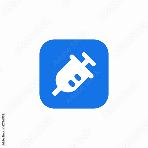 syringe injection icon sign vector
