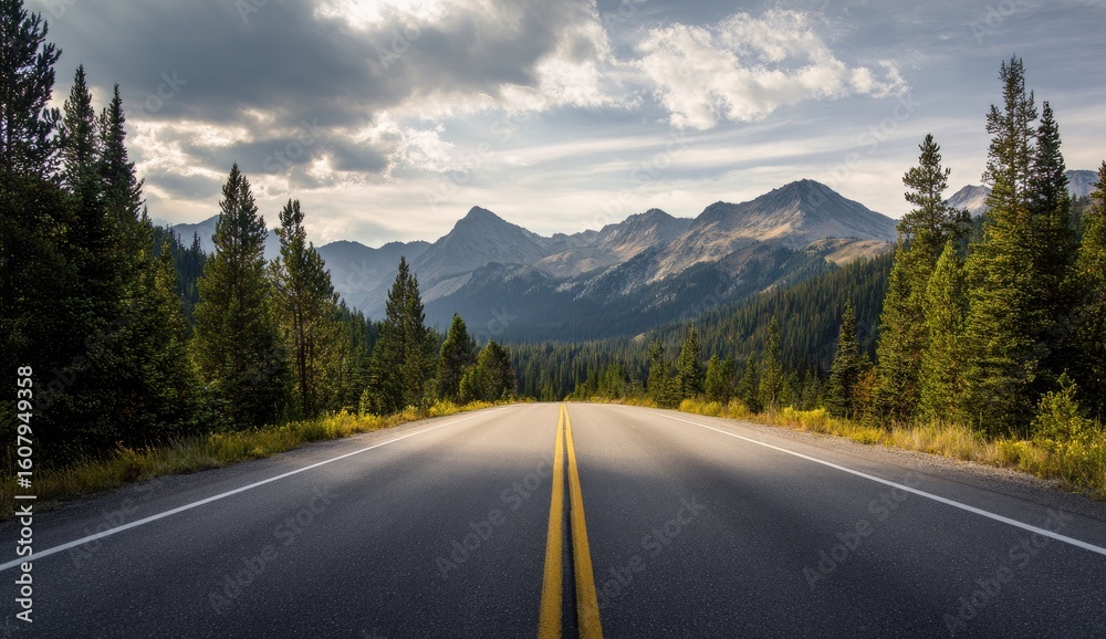 Fototapeta premium Scenic mountain road