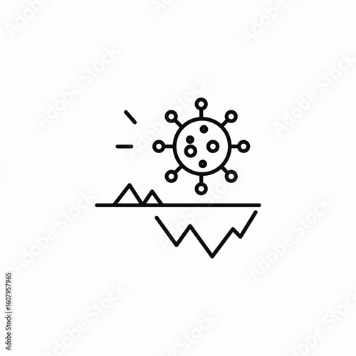 nature microorganisms icon sign vector