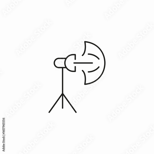 photography studio icon sign vector
