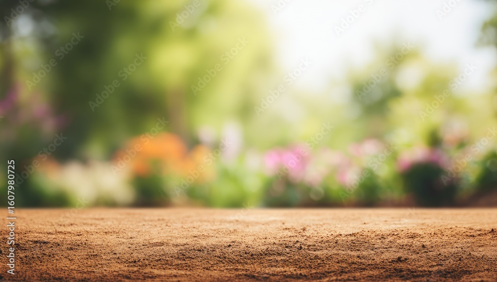 Fototapeta premium Blurred outdoor scene with a textured surface