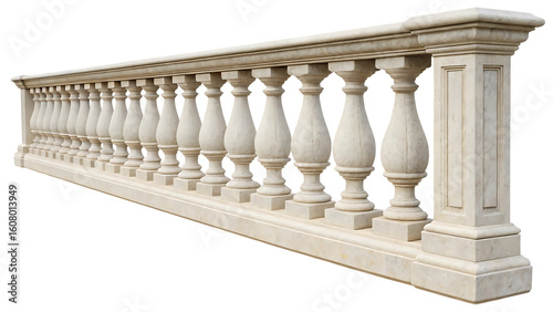 stone baluster  isolated on white background or transparent background, png cut out, ready to bring joy to any space