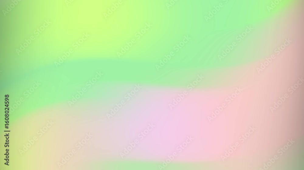 Gradient with light green and pink tones suitable for modern designs, backgrounds, digital art, branding, web graphics, and print projects. Seamless loop motion animation video background.