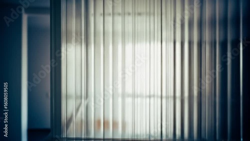 Wallpaper Mural Blurred Interior with Vertical Lines and Light Torontodigital.ca