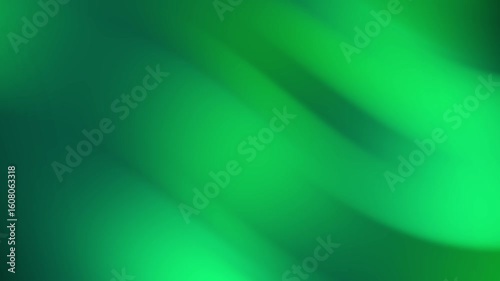 Abstract background of green light and shadow, ideal for nature themed designs, environmental concepts, tech visuals, and calming content creation. Seamless loop motion animation video background.