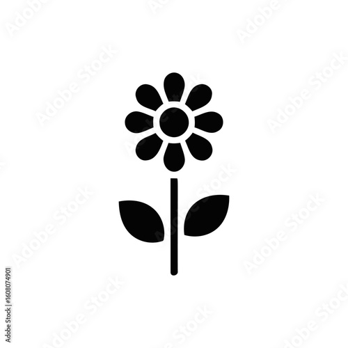 Colorful flower vector illustration with a playful pinwheel design, perfect for spring and summer floral patterns