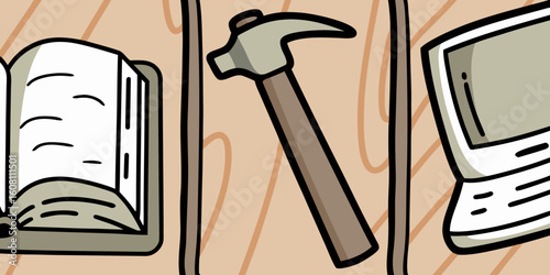 hammer and nails