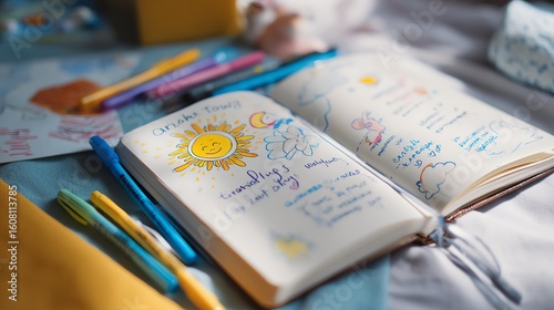 Children Journaling for Mindfulness Practice None