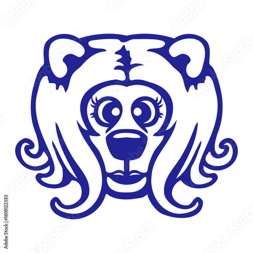Bear Girl Long Hair Teddy Cute Beautiful Woman