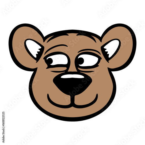 Bear Happy Cheeky Smile Cute Teddy Friendly Funny