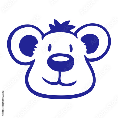 Bear Happy Smile Cute Teddy Friendly Comic Grizzly