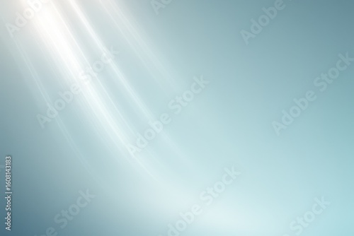 Abstract luminous background with flowing light rays creating ethereal atmospheric effects