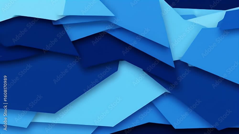 Abstract blue geometric pattern
