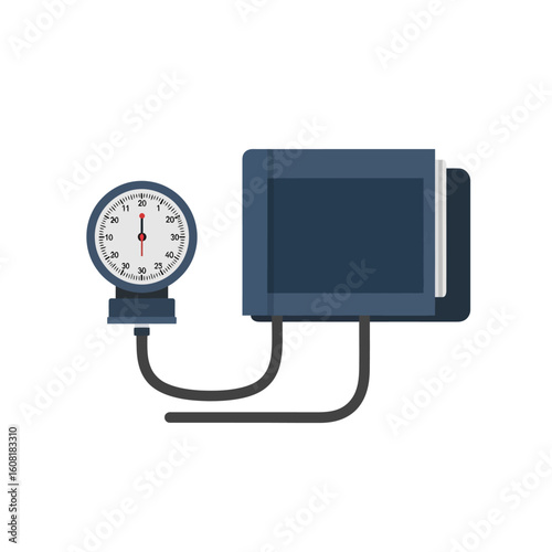 A medical device, a blood pressure monitor, designed for health assessment.