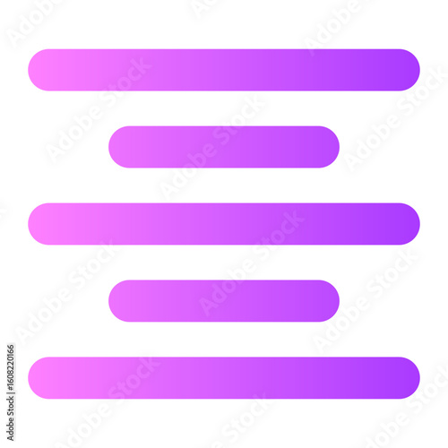 Align Center gradient icon